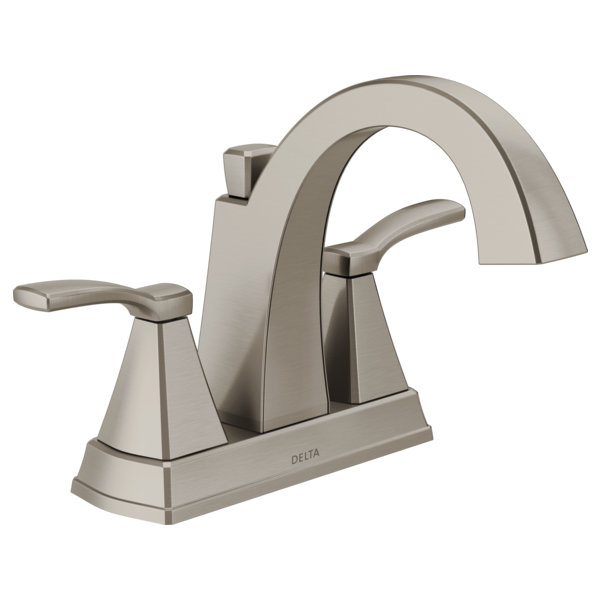 Delta Flynn Stainless Steel Centerset Bathroom Faucet photo 1