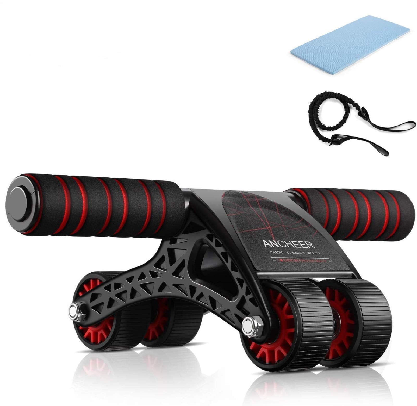 Ab Roller Wheel Workout Equipment for Abdominal Core Strength Training Walmart