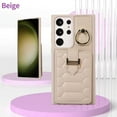 thumbnail image 4 of Nalacover Case for Samsung Galaxy S23 Ultra Crossbody Wallet Case with Credit Card Holder, Lanyard Shoulder Strap Premium PU Leather Wrist Hand Strap Cover with Ring Holder Kickstand, Beige, 4 of 10