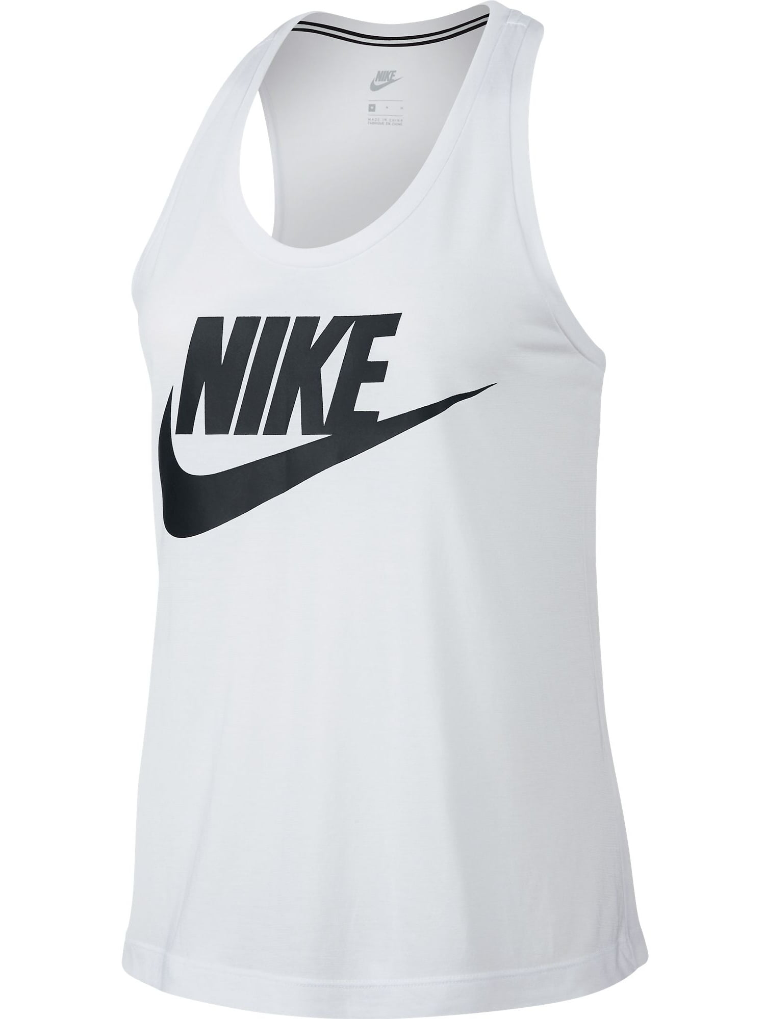Nike - Nike Essential Sportswear Casual Athletic Women's Tank Top White ...