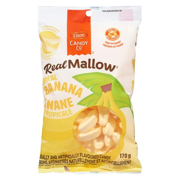 Dre REALMALLOW Bananes à la guimauve, Real Mallow Bonbons 170