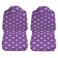 thumbnail image 5 of ZICANCN Car Seat Covers Front Seats Only,Purple Rhombus Automotive Seat Covers Protectors for Cars Trucks Suv 2 Pack, 5 of 8