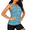 thumbnail image 2 of Gaeub Beautiful Floral Women's Workout Tank Tops Lightweight Sleeveless Shirts for Women for Athletic Running Tennis Yoga - XX-Large, 2 of 9