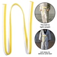 thumbnail image 3 of unbranded Cinturón De Práctica Amarillo Para Taekwondo Con Clásico Y Costuras Confiables De, 3 of 8