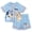 Bluey Bingo Blue, variant on Bluey Baby Boys' Baseball Jersey and Shorts Set Bingo Blue