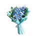 thumbnail image 5 of Ramo de flores de ganchillo de 17,7 pulgadas, tejido a mano, bendición eterna Azul, 5 of 9