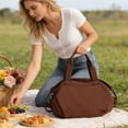 thumbnail image 6 of Canvas Tote Bag Women's Shoulder Crossbody Bag Drawstring Closure 38x23x18 cm Casual Handbag, 6 of 8