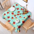 thumbnail image 2 of Pioneer Flower Floral Print Pattern Square Tablecloth, Waterproof Wipeable Spillproof Washable Table Cover for Home Kitchen Party Decor, 52"x52", 2 of 6