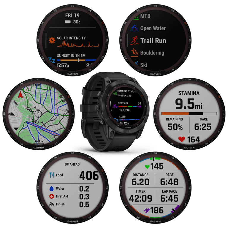 Garmin Fenix 7X Sapphire Solar Multisport GPS Smartwatch — Recovery For  Athletes