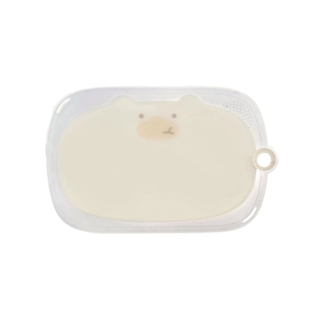 Injueey Resbalón anti determinado del tablero adhesivo del corte de la fruta resistente al moho de alta densidad y borde anti del Cocina y Comedor Blanco gran tamaño