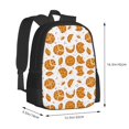 thumbnail image 2 of Balery Yellow Biscuit Backpack for Men and Women - Durable 600D Oxford Cloth -Large Capacity, Water-Resistant School, Travel, and Hiking Bag, 2 of 7