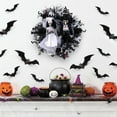 thumbnail image 1 of Cameland Halloween Skeleton Bride And Groom Mesh Garland Simulation Flower Ghost Rattan Pendant Horror Decoration, 1 of 3