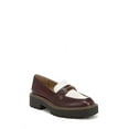 thumbnail image 4 of Sam Edelman Laurs Dark Bordeaux Round Toe Chunky Lug Sole Platform Loafers (Dark Bordeaux, 5.5), 4 of 6