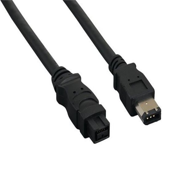 Sanoxy SNX-CBLR-FW102-1110 10 ft. IEEE 1394b FireWire 800 9-pin to 6-pin, Black
