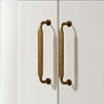 thumbnail image 4 of Brushed Gold Cabinet Pulls and Drawer Handles, Solid Zinc Alloy Kitchen Hardware with Champagne Bronze Finish, Modern Cabinet Pulls for Home Renovation and Furniture Upgrade, 4 of 6