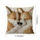 thumbnail image 3 of Funda de almohada con estampado de animales | Funda decorativa de 45 x 45 cm para sofá, cama y salón | Nailon suave y elastano para decoración de interiores y exteriores, 3 of 5