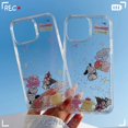 thumbnail image 2 of Carcasa De Arena Movediza Para iPhone 14 Pro Max 11 13 12 Brillo Brillante Lindo Kuromi Hello Kitty Melody Slider Suave TPU Funda Protectora De Teléfono A Prueba De Golpes Protector Antiarañazos Cubie Gao Jiahui unisex, 2 of 2