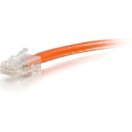 C2G 00573 9ft Cat5e Non-Booted Unshielded (UTP) Network Patch Cable - Orange - Category 5e for Network Device - RJ-45 Male - RJ-45 Male - 9ft -