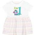 thumbnail image 3 of Inktastic Blue and Pink Baby Dragon First Birthday Girls Baby Dress, 3 of 5