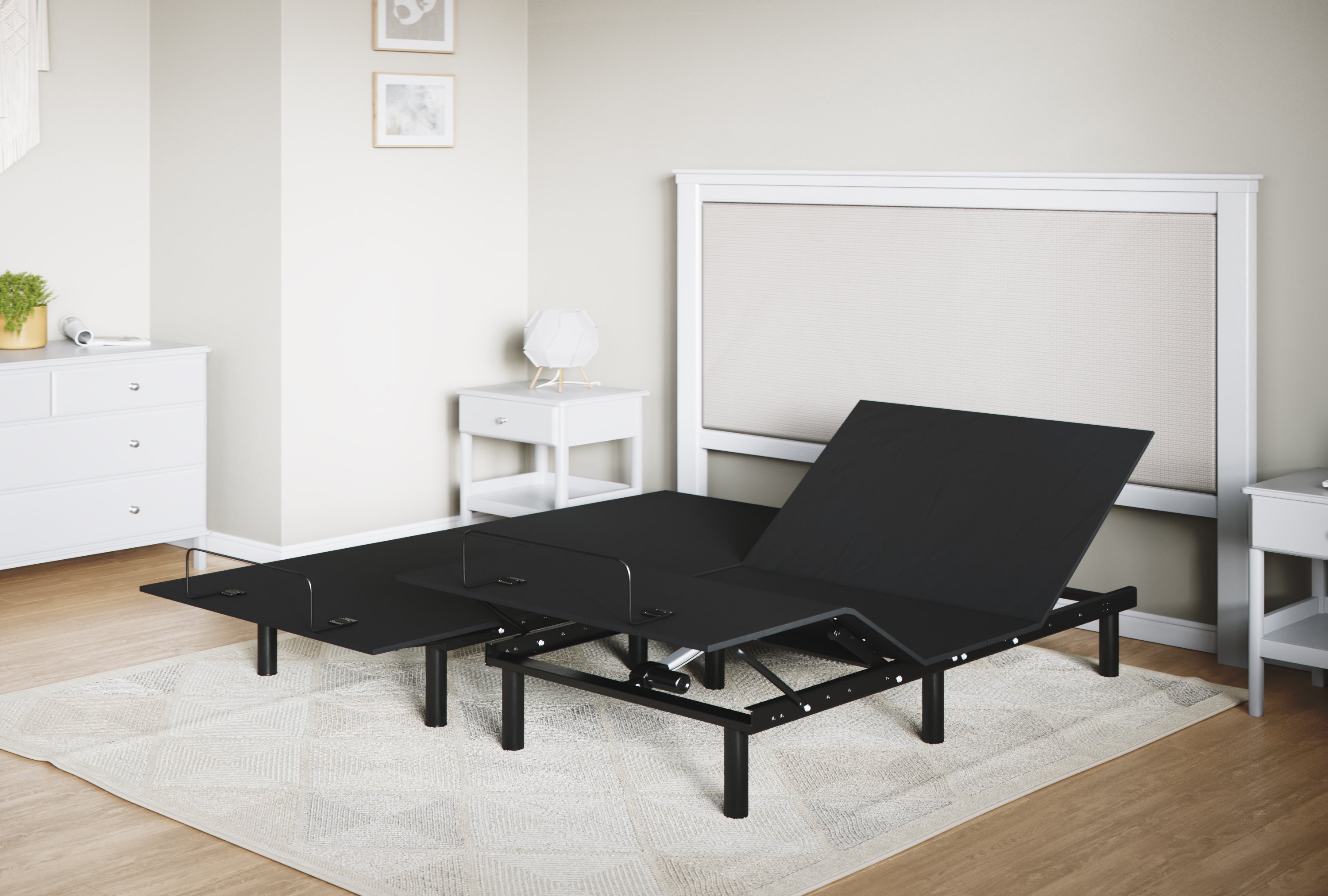 Sven & Son Essential Adjustable Bed Base Frame (Storage Bed Compatible