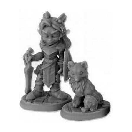 Reaper Miniatures REM04045 Dark Heaven Legend Holly Monster & Firn Miniature