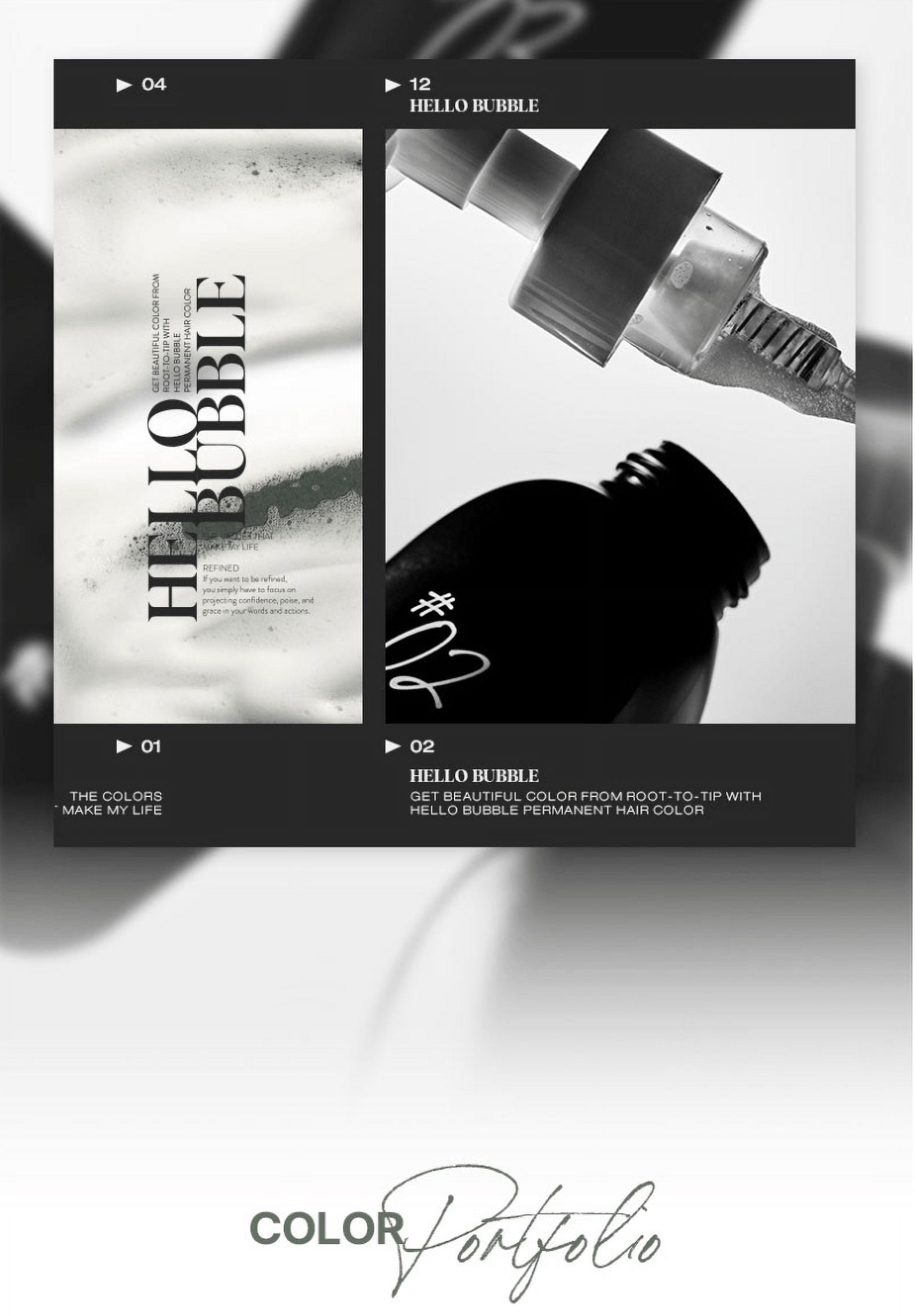 Mise-en-scène Hello Bubble Hair Dye (7V-Peri Violet), Hello Bubble Hair Dye (7V-Peri Violet)