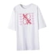 thumbnail image 2 of Camiseta de mujer con cuello redondo, ropa sencilla, manga corta para oficina, trabajo, compras Blanco Yuyangstore Camiseta para mujer, 2 of 8
