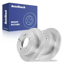 AutoShack 10.31" (262 mm) Rear Solid Brake Rotors | Replacement for 2005-2010 Hyundai Sonata 2006-2010 Kia Optima 2005-2010 Kia Sportage 2005-2009 Hyundai Tucson | 2-PC Set