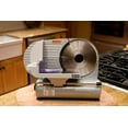 thumbnail image 3 of Weston 9" Electric Meat Slicer, 200 watts, Stainless Steel Blade, 61-0901-W, 3 of 4