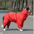 thumbnail image 1 of (14)Large Pet Dog Raincoat Waterproof Rain Clothes Jumpsuit Color, 1 of 3