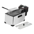 thumbnail image 2 of jifeng Electric Deep Fryer Stainless Steel 3L Large Capacity Removable Tank Adjustable Temperature Efficient Heating Appliance Suitable for home kitchen party catering company 24.5cmx41cmx24cm, 2 of 9