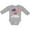 AC-Heather Grey, variant on Inktastic I Love My Daddy Military Son Daughter Boys or Girls Long Sleeve Baby Bodysuit