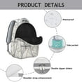 thumbnail image 4 of Vintage Bohemian College Backpack - Spacious 17" Laptop Compartment, Water-Resistant Oxford Material for Campus, Dorm & Commuter Use, 4 of 6