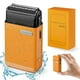 thumbnail image 1 of NINOMO Mini Afeitadora Eléctrica, Rasuradoras para Hombre, Tamaño del Viaje, Recargable por USB, Batería es Duradera, Uso en Húmedo y Seco, Adecuada para Turismo, Hogar, Oficina,Estilo de Moda（Amarill, 1 of 5