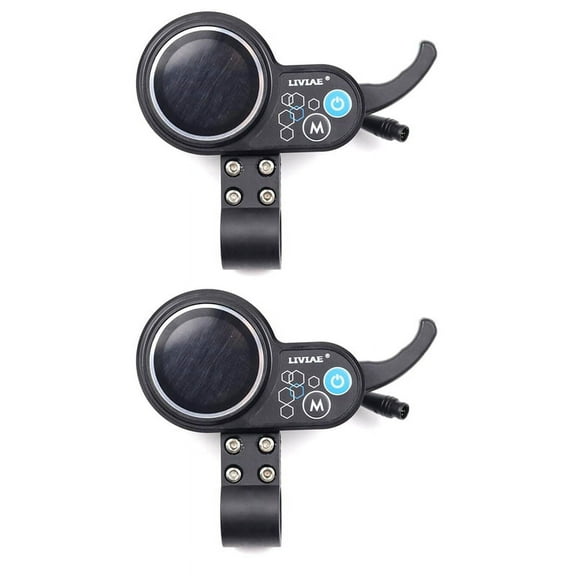 2X 36V-48V 350W Motor Brushless Controller LCD Display Panel Thumb Throttle Electric Bicycles Scooter
