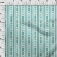 thumbnail image 2 of oneOone Cotton Poplin Fabric Arrow & Stripe Geometric Print Fabric BTY 56 Inch Wide, 2 of 4