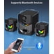 thumbnail image 3 of Bocinas Con Bluetooth Luces Led Para PC TV D222 Modelo Negro, 3 of 4