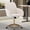 Beige, variant on Golden Base Office Chair with Exquisite Sewing / Maintain Good Shape for Years