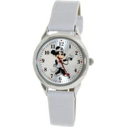 Disney Women's MCK308 Minnie Mouse Nurse White Strap Watch