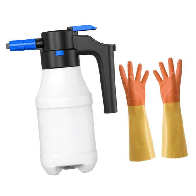 Pulverizador de espuma para coche eléctrico de 1,5 l, pulverizador de lavado de coches, bomba de espuma inalámbrica profesional Estilo A