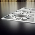 thumbnail image 5 of Ekena Millwork 15 3/8"W x 15 3/8"H x 3/8"T Medium Gypsum Decorative Fretwork Wall Panels in Architectural Grade PVC, 5 of 9