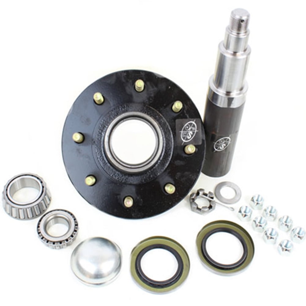 6 on 5.5 Trailer Hub Drum Kit w/ 12x2 Electric Brakes for 5,200