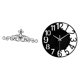 thumbnail image 1 of Decoración de pared con pergaminos,Decoración de pared con pergamino,arte rústico de metal.,Reloj de pared grande,Reloj de pared acrílico silencioso de estilo moderno.,Reloj de pared grande, 1 of 8