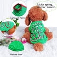 thumbnail image 4 of Camiseta para Mascotas Primavera Ropa para Cachorros Pequeños Ropa para Gato Vestido Estilo Rayas,#1,XS, 4 of 7