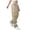*Khaki, variant on VBVC Women's High Waist Drawstring Cargo Pants, Breathable Wide Leg Trousers For Women, Ladies' Casual Streetwear Baggy Pants with Pockets,Black,S-2XL