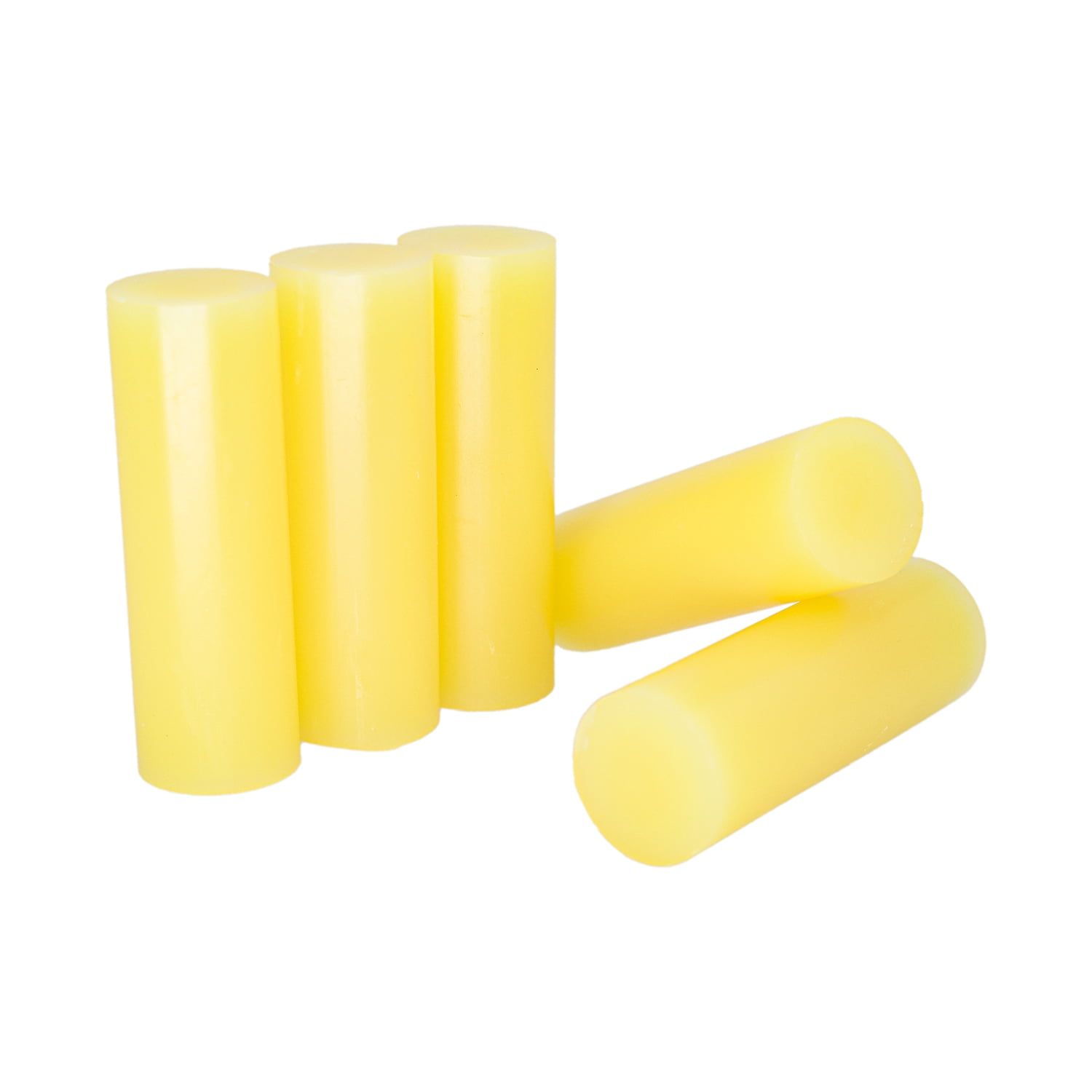 C-701 High Melt Temp Fast Set Bulk Hot Melt Glue Sticks - 1" x 3" 35 lbs Tan