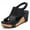 Black, variant on Women's Wedge Sandals Dressy Summer, 2026 Open Toe Espadrilles Platform Ankle Strap Sandal Casual Boho Walking Shoes Slip on Sandals