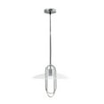 thumbnail image 4 of Lalia Home Iron 1 Light Elongated Pendant in Chrome, 4 of 7
