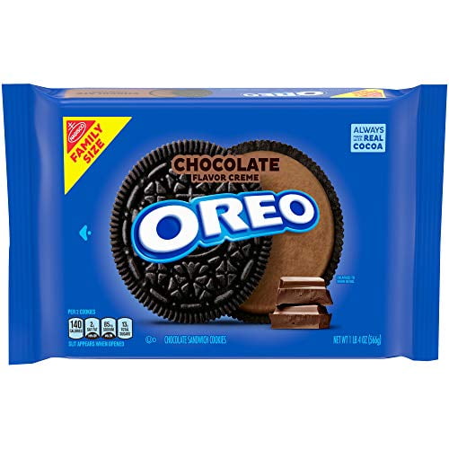 Chocolate Sandwich Cookies, Chocolate Flavored Creme, 1 Resealable Family Size Pack
