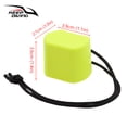 thumbnail image 4 of Soidarity Funda protectora colorida para evitar la contaminación por polvo, duradera, ligera, nueva válvula de cabeza de botella, larga vida útil, Deportes acuáticos Amarillo fluorescente Soidarity OD003097-04, 4 of 6